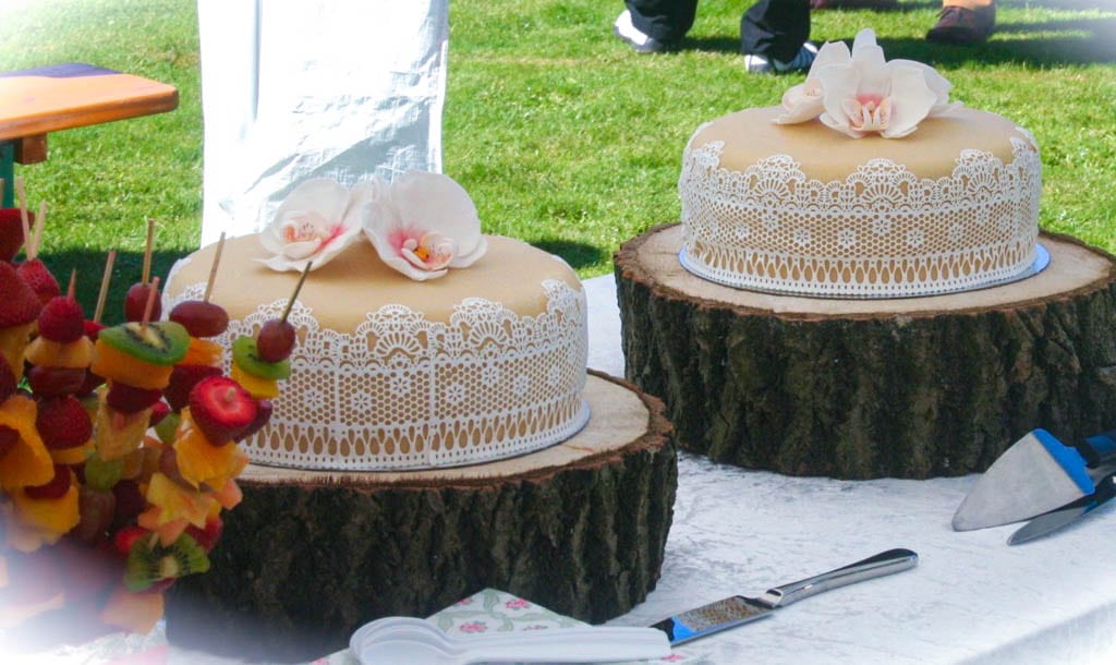 bryllupskage, wedding cake