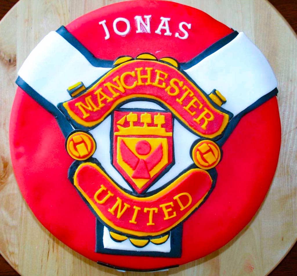 Manchester United kage, Manchester United cake